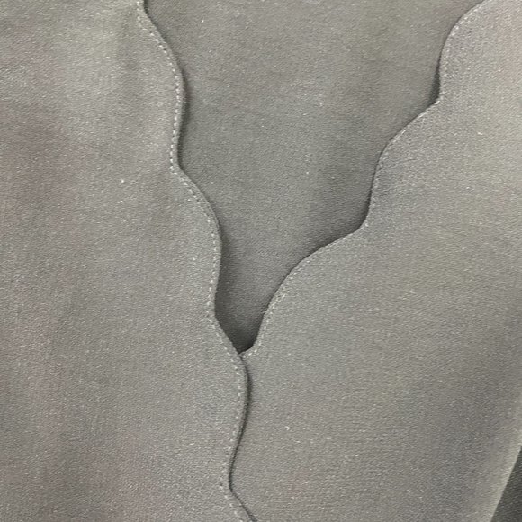 Topshop - Black Peplum Wrap Blouse - Picture 4 of 6